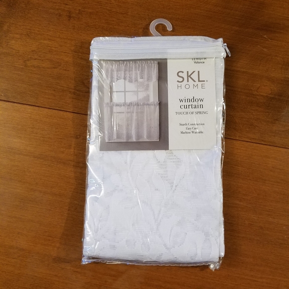 NWT SKL Home Window Curtain Valance - Picture 1 of 9